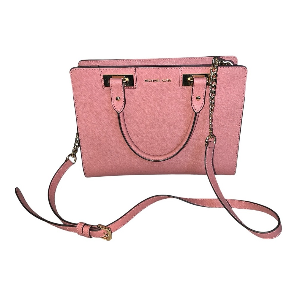 RARE Michael kors blush QUINN handbag! Barley used still looks BRAND NEW!!
